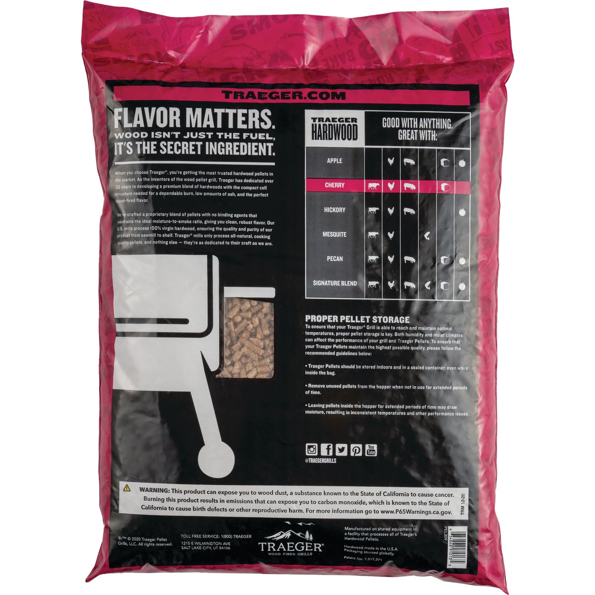 Traeger 20 Lb. Cherry Wood Pellet