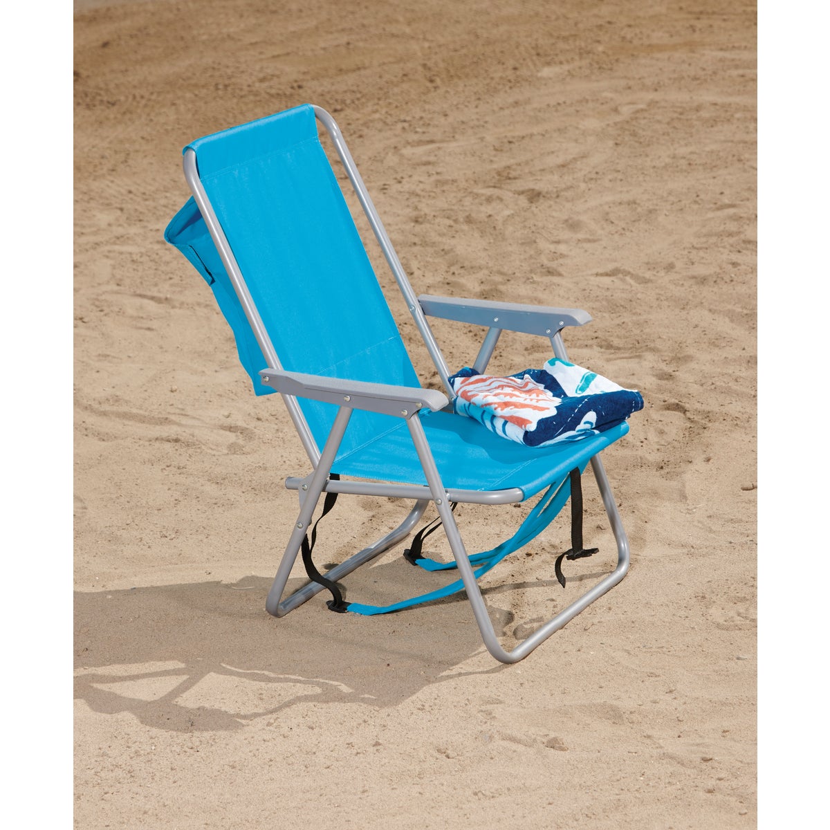 Rio Brands Blue Polyester Backpack Folding Chair