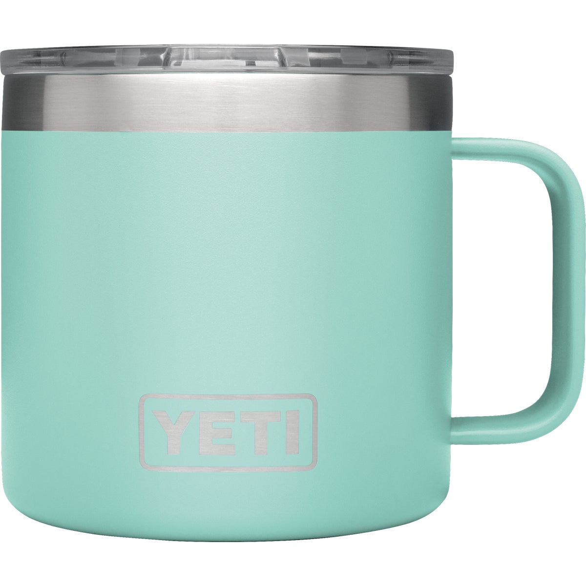 Yeti Rambler 14 Oz. Seafoam Stainless Steel Insulated Mug