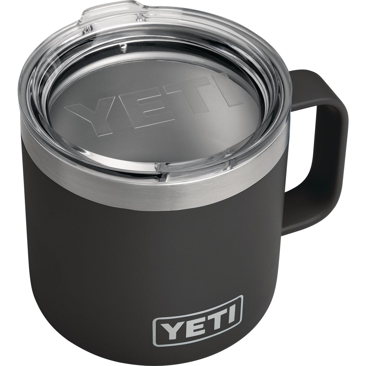 Yeti Rambler 14 Oz. Black Stainless Steel Insulated Mug