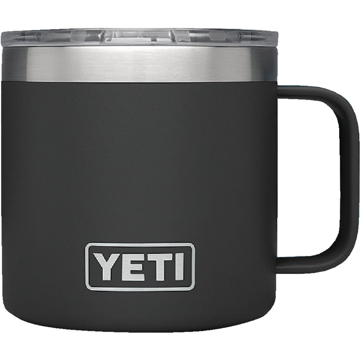 Yeti Rambler 14 Oz. Black Stainless Steel Insulated Mug