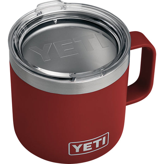 Yeti Rambler 14 Oz. Brick Red Stainless Steel Insulated Mug