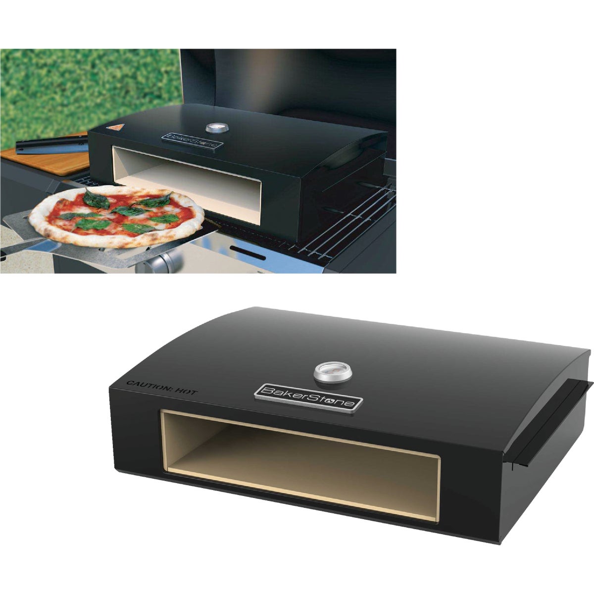 Bakerstone Porcelain Enameled Steel Pizza Oven Box