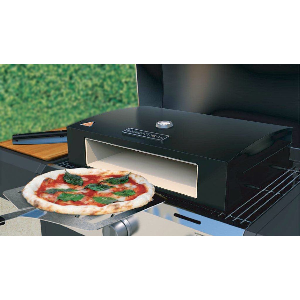 Bakerstone Porcelain Enameled Steel Pizza Oven Box