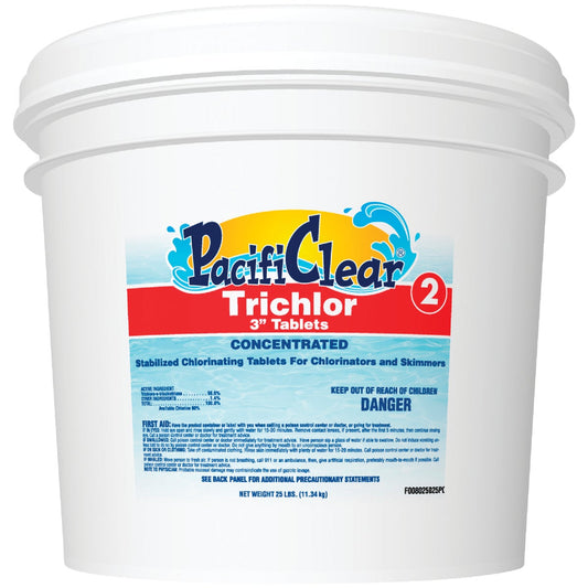 PacifiClear 3 In. 25 Lb. Trichlor Chlorine Tablet