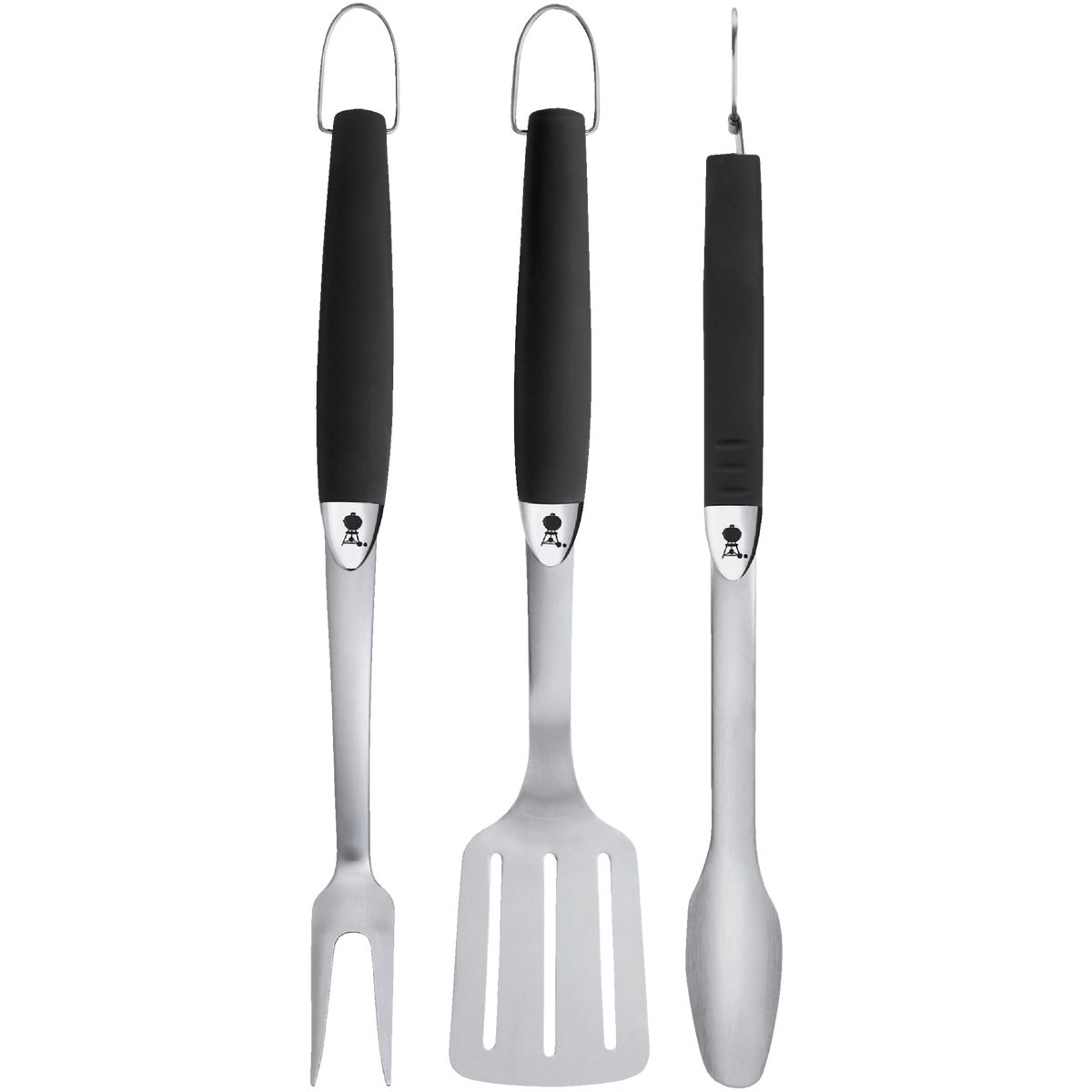 Weber Stainless Steel 3-Piece Barbeque Tool Set