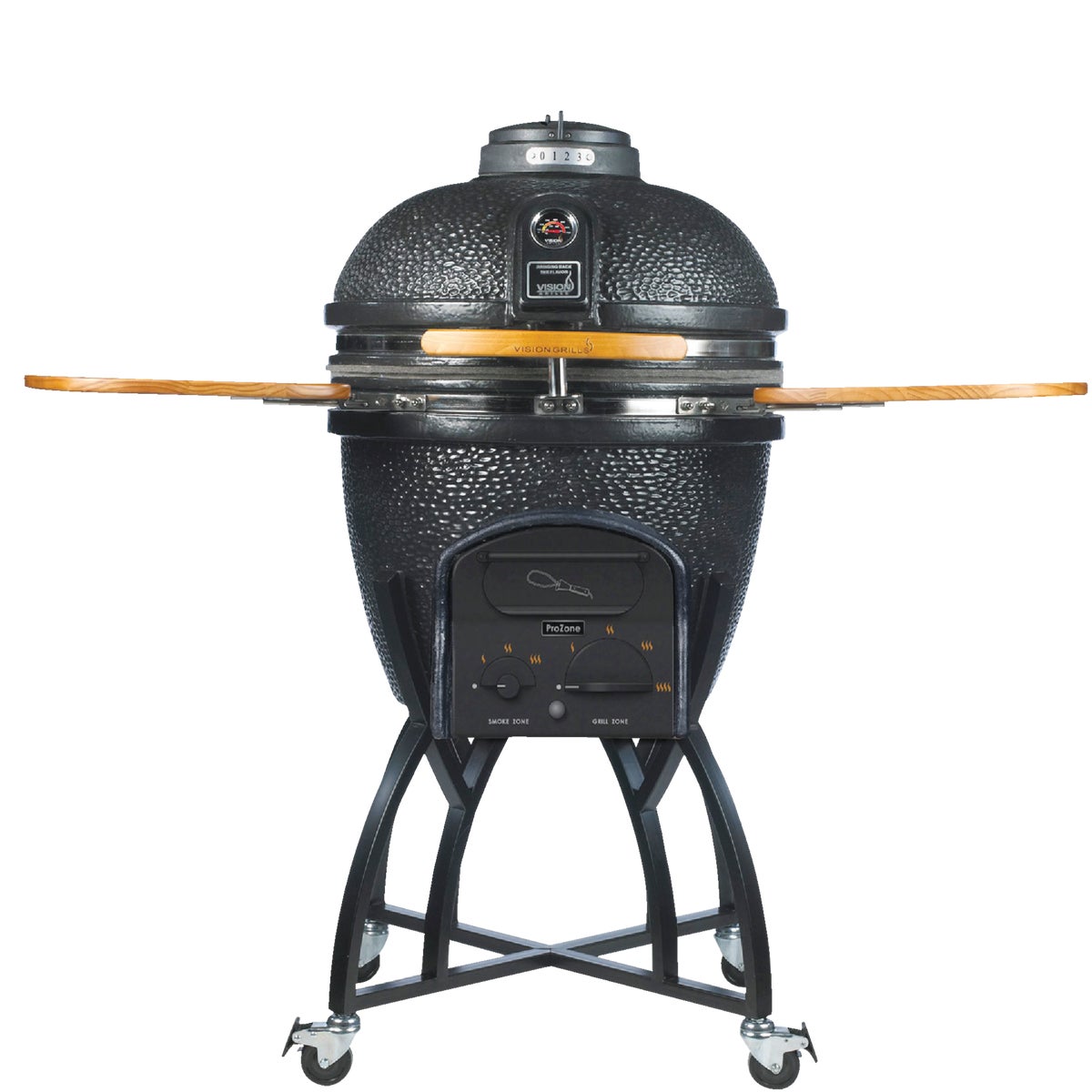 Vision Grills Professional C-Series 18 In. Dia. Gray Smoker/Charcoal Grill