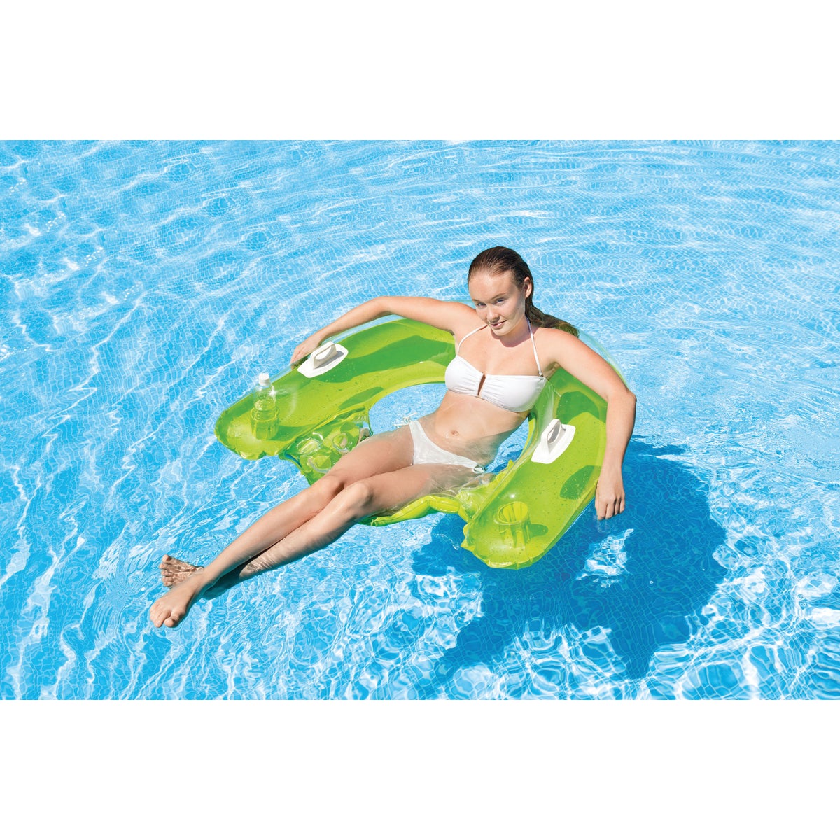 Intex Sit N Float 60 In. x 39 In. Floating Lounge Chair