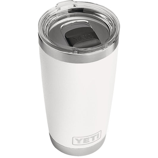 Yeti Rambler 20 Oz. White Stainless Steel Insulated Tumbler with MagSlider Lid