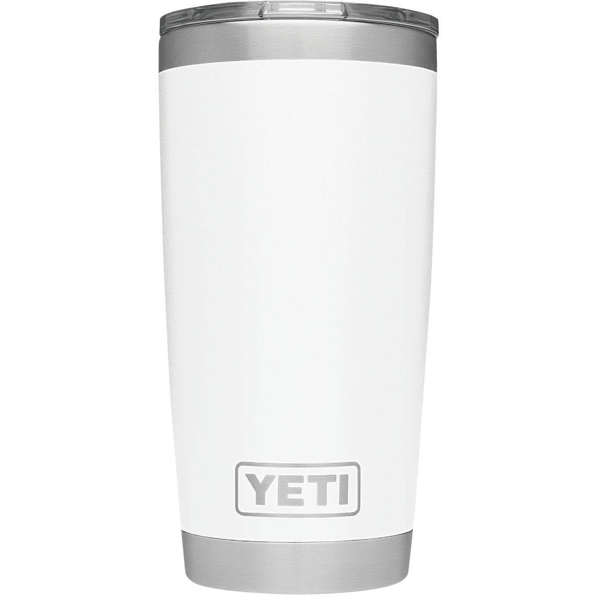 Yeti Rambler 20 Oz. White Stainless Steel Insulated Tumbler with MagSlider Lid