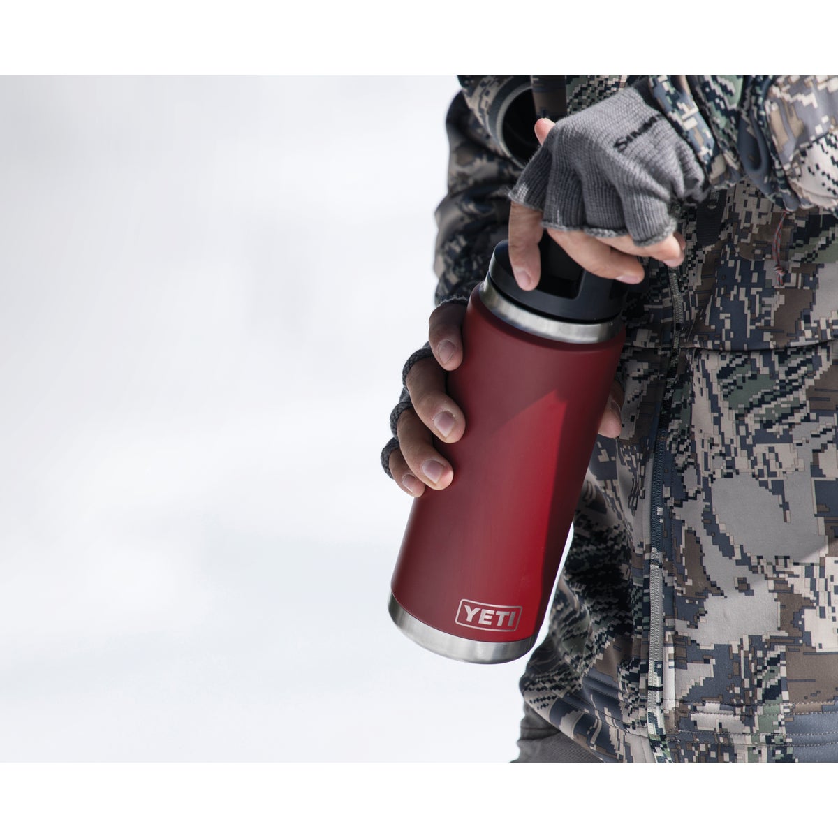 Yeti Rambler 26 Oz. Brick Red Stainless Steel Insulated Vacuum Bottle