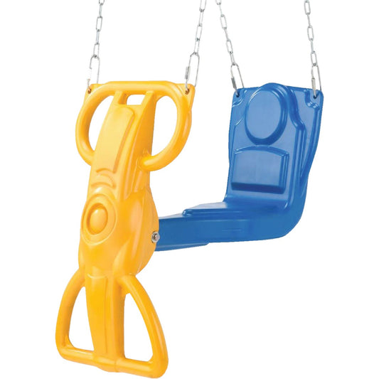 Swing N Slide Wind Rider Blue & Yellow Glider Swing