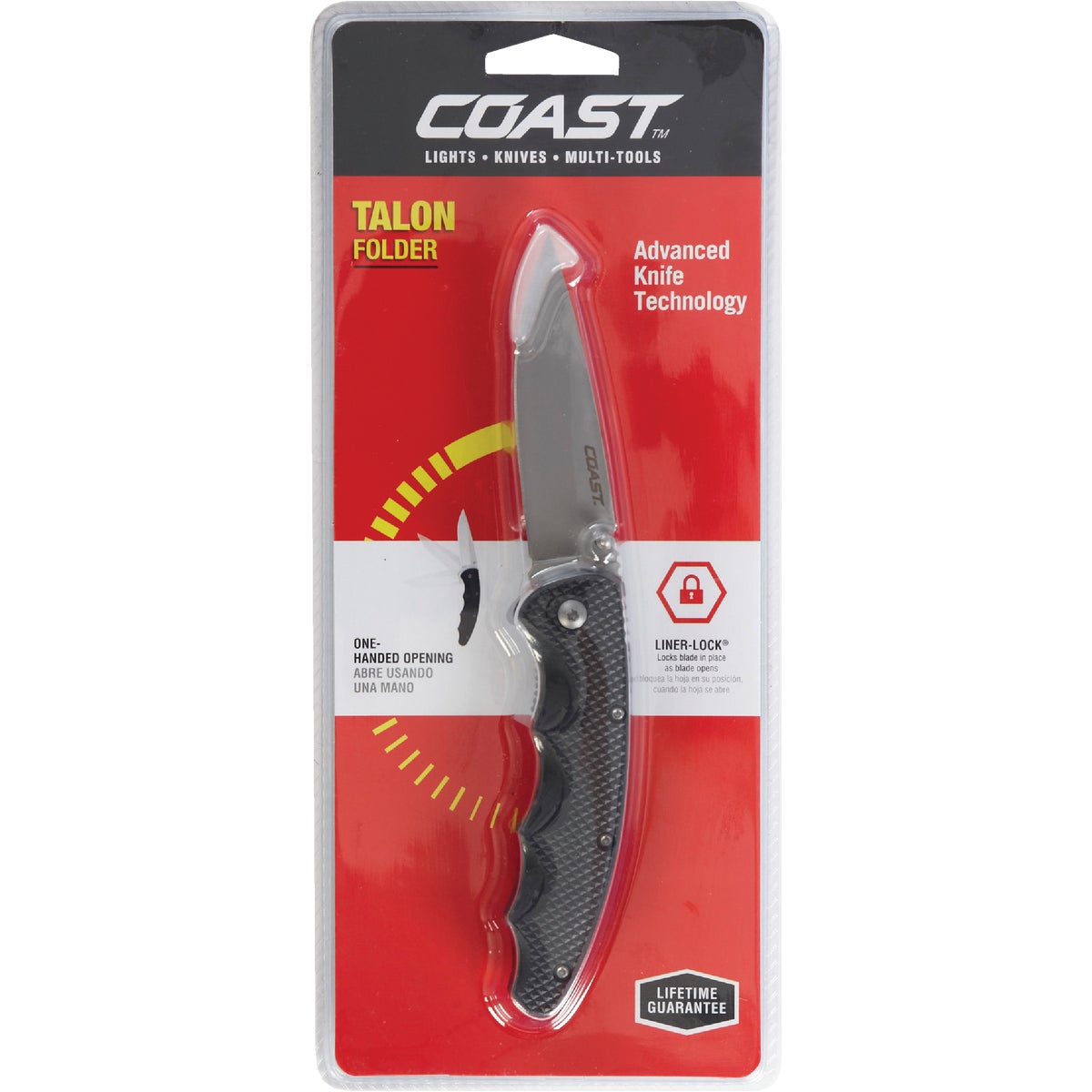 Coast LX311 Liner-Lock 3-1/4 In. Folding Knife