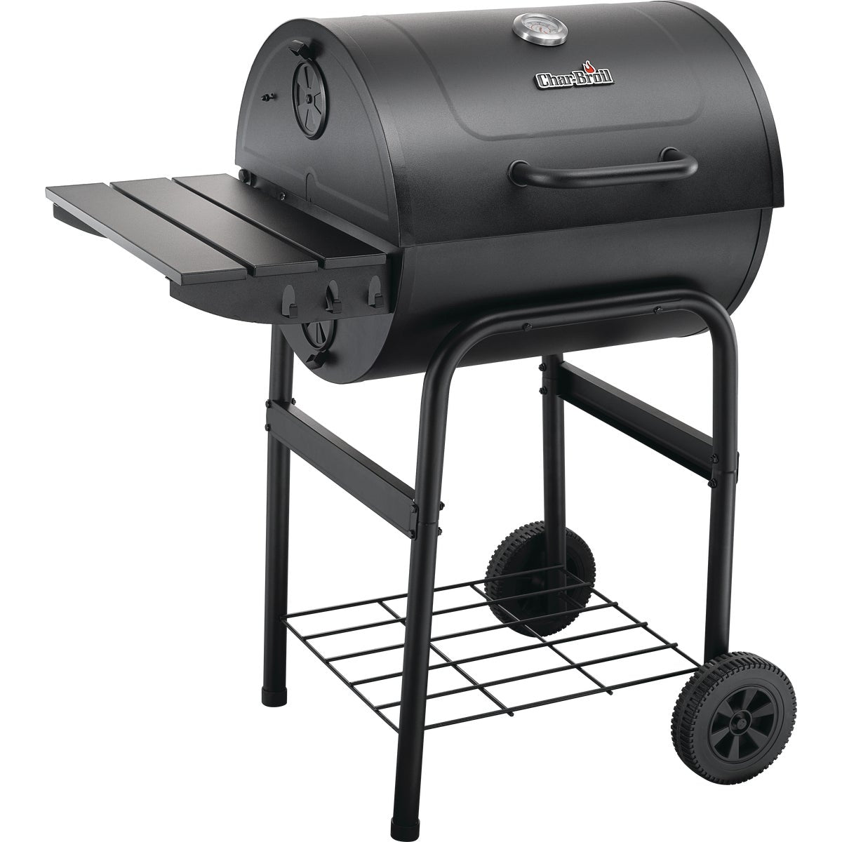 Char-Broil American Gourmet 24 In. L. x 24 In. Dia. Black Charcoal Grill