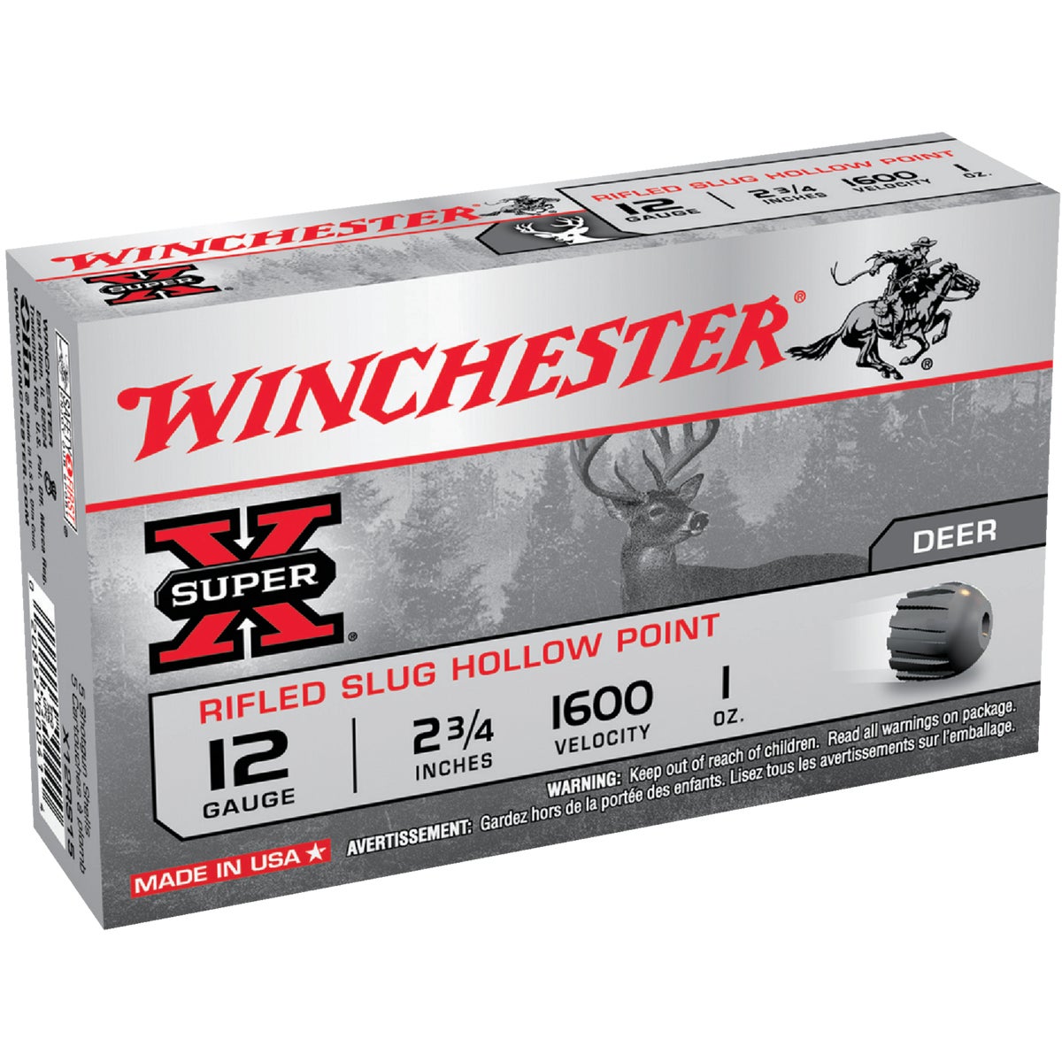 Winchester 12 Ga. 2-3/4 In. 1 Oz. Slug Ammunition