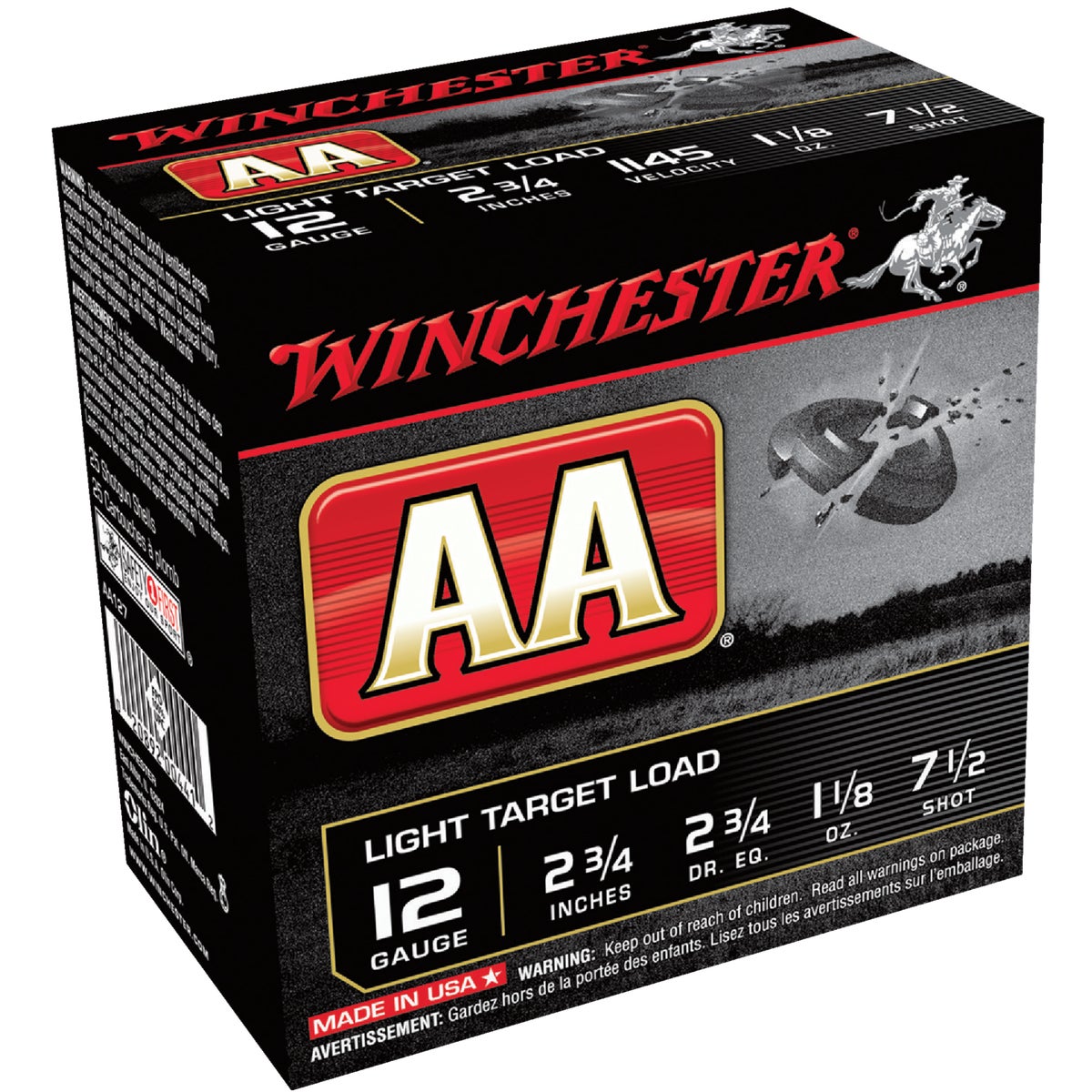 Winchester AA 12 ga 2-3/4 In. #7 Shotgun Ammunition