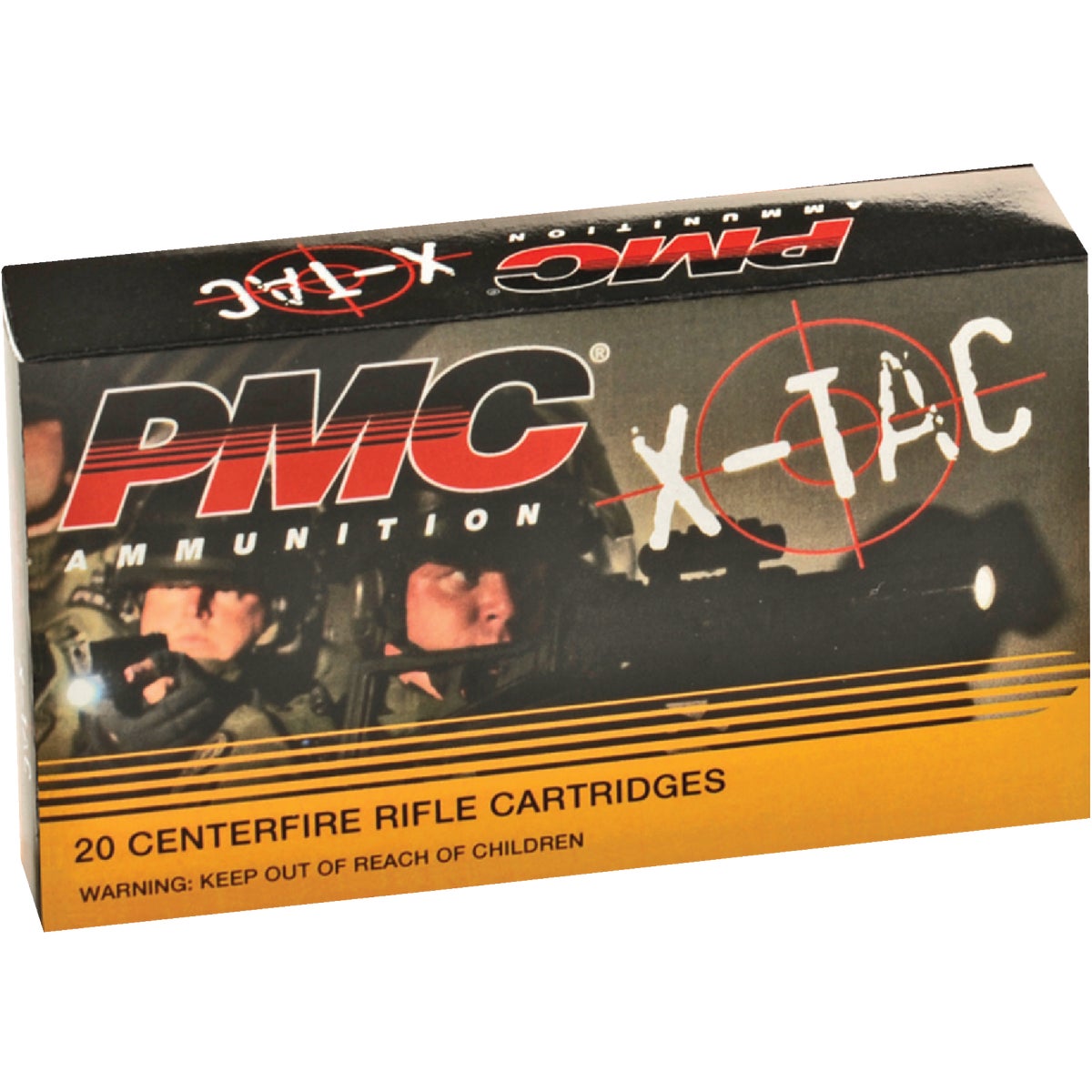 PMC X-Tac 5.56 x 45mm 55 Grain FMJ Centerfire Ammunition Cartridges