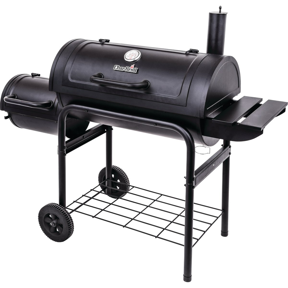 Char-Broil American Gourmet 30 In. Dia. 605 Sq. In. Horizontal Offset Charcoal Smoker