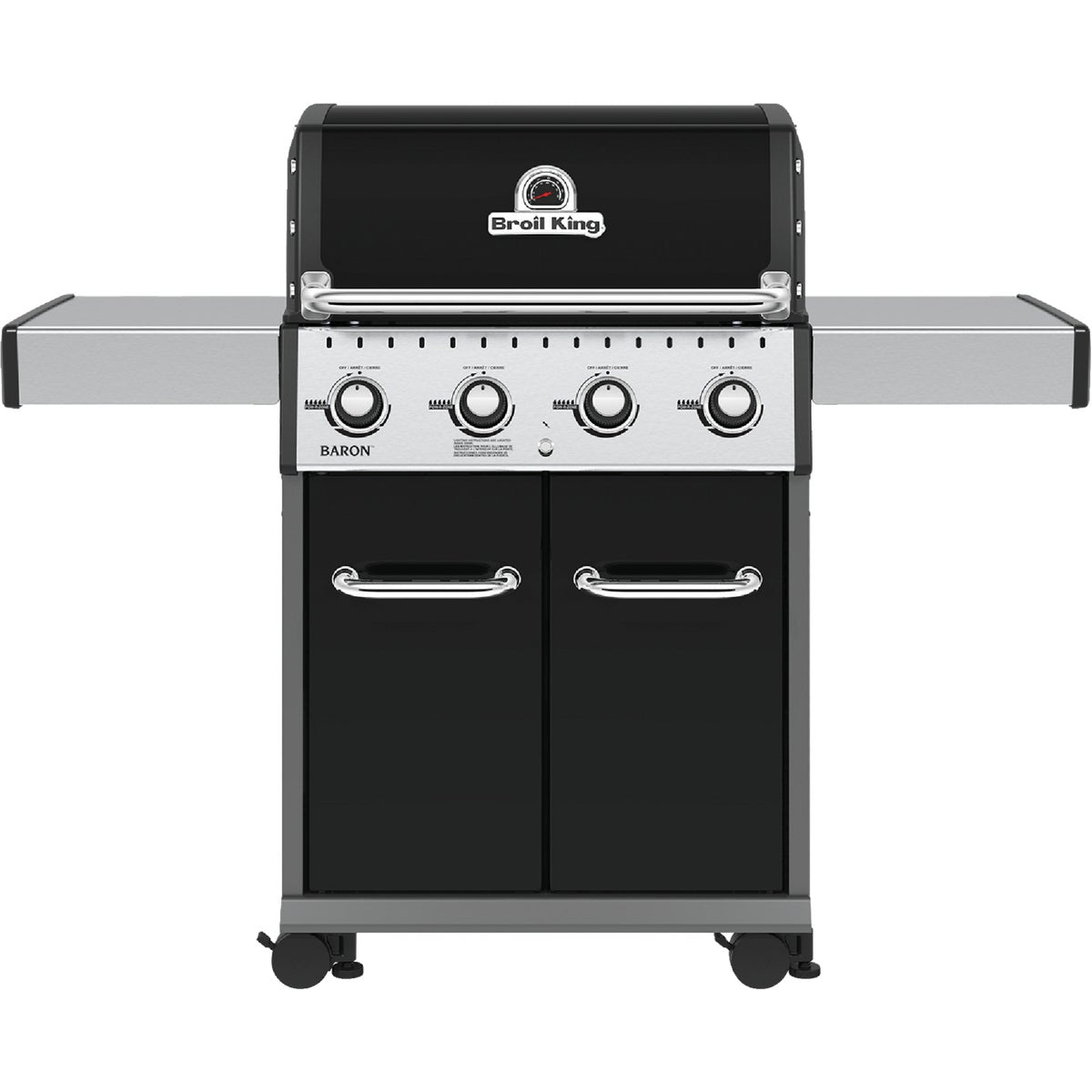 Broil King Baron 420 Pro Special Edition Black 4-Burner Stainless Steel 40,000 BTU LP Gas Grill