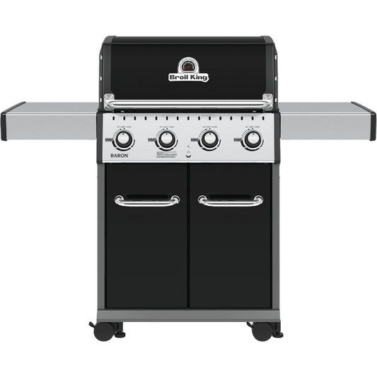 Broil King Baron 420 Pro Special Edition Black 4-Burner Stainless Steel 40,000 BTU LP Gas Grill