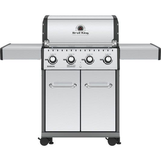 Broil King Baron S420 Pro Special Edition 4-Burner Stainless Steel 40,000 BTU LP Gas Grill