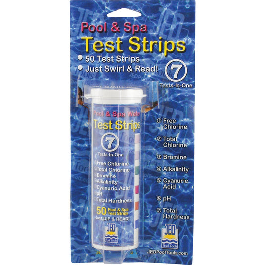 JED Pool and Spa 7 Tests-In-One Strips 50 Ct.