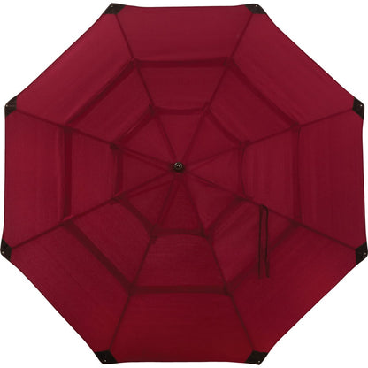 Outdoor Expressions 9 Ft. 3-Tier Tilt/Pulley Burgundy Patio Umbrella
