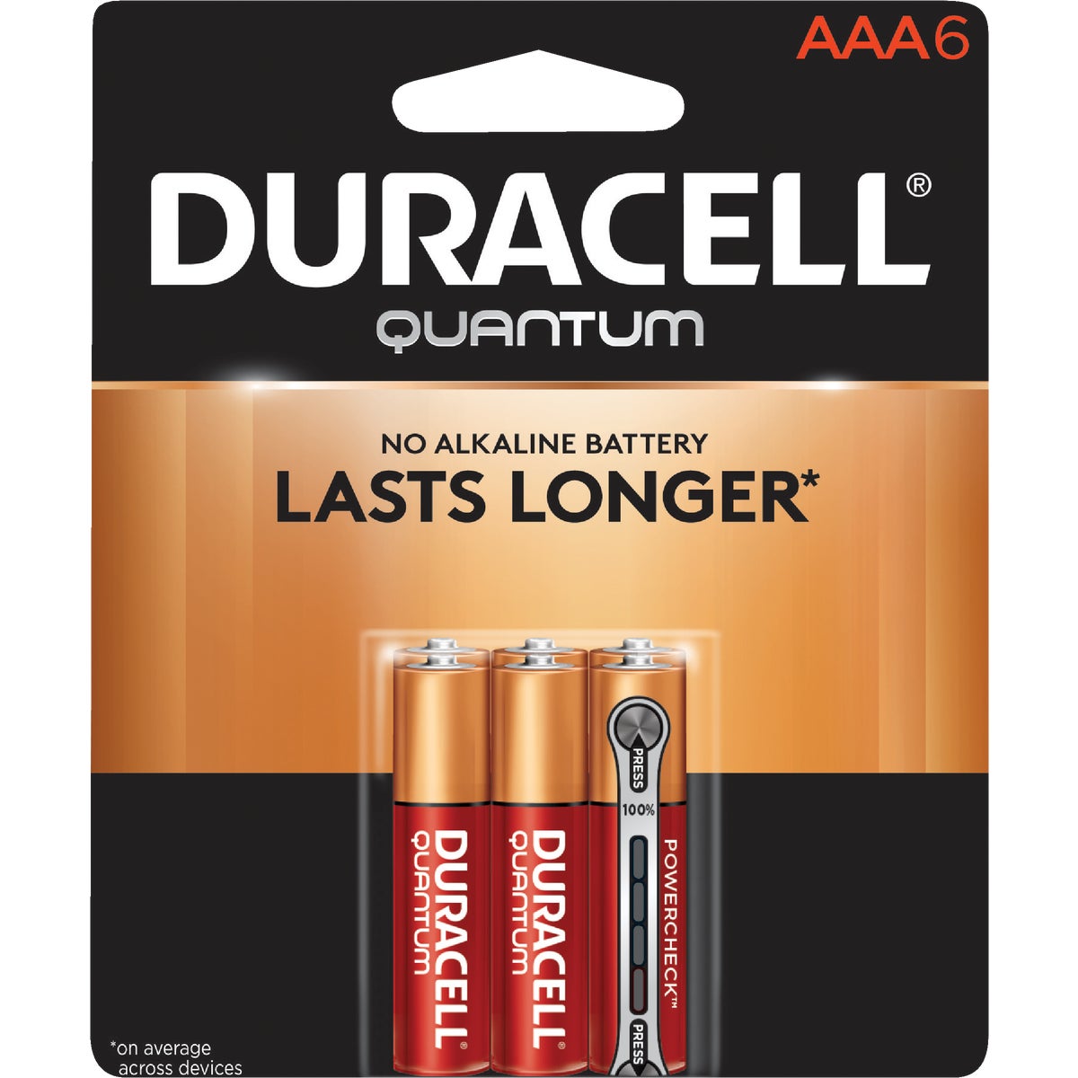 Duracell Quantum AAA Alkaline Battery (6-Pack)