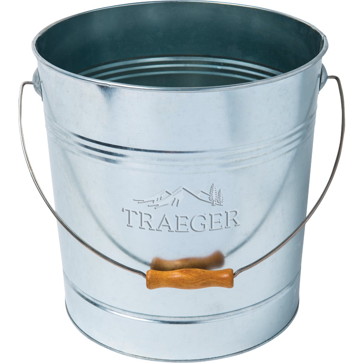 Traeger 20 Lb. Capacity 10.63 In. W. x 11.81 In. H. Galvanized Steel Pellet Dispenser Bucket