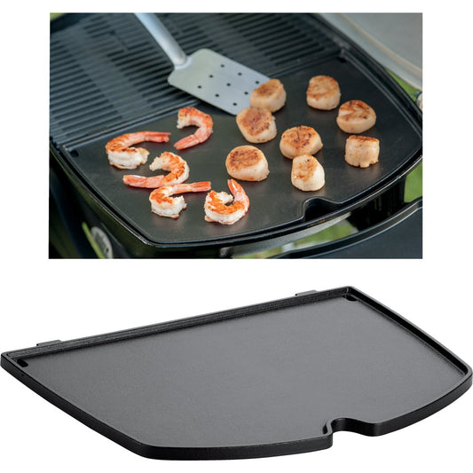 Weber Q 14.1 In. W. x 18.8 In L. Porcelain Enameled Cast Iron 200/2000 Series Gas Grill Griddle