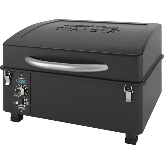 Traeger Scout Black 16,000-BTU 184 Sq. In. Portable Wood Pellet Grill