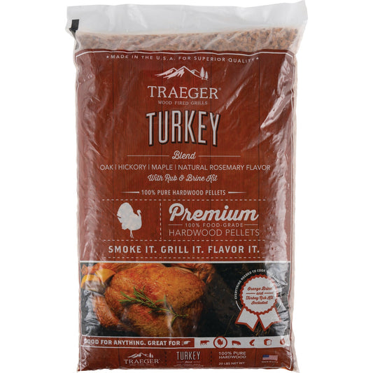 Traeger 20 Lb. Oak, Hickory, Maple Wood Pellet Kit