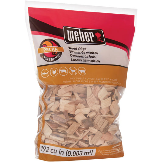 Weber FireSpice 192 Cu. In. Pecan Smoking Chips