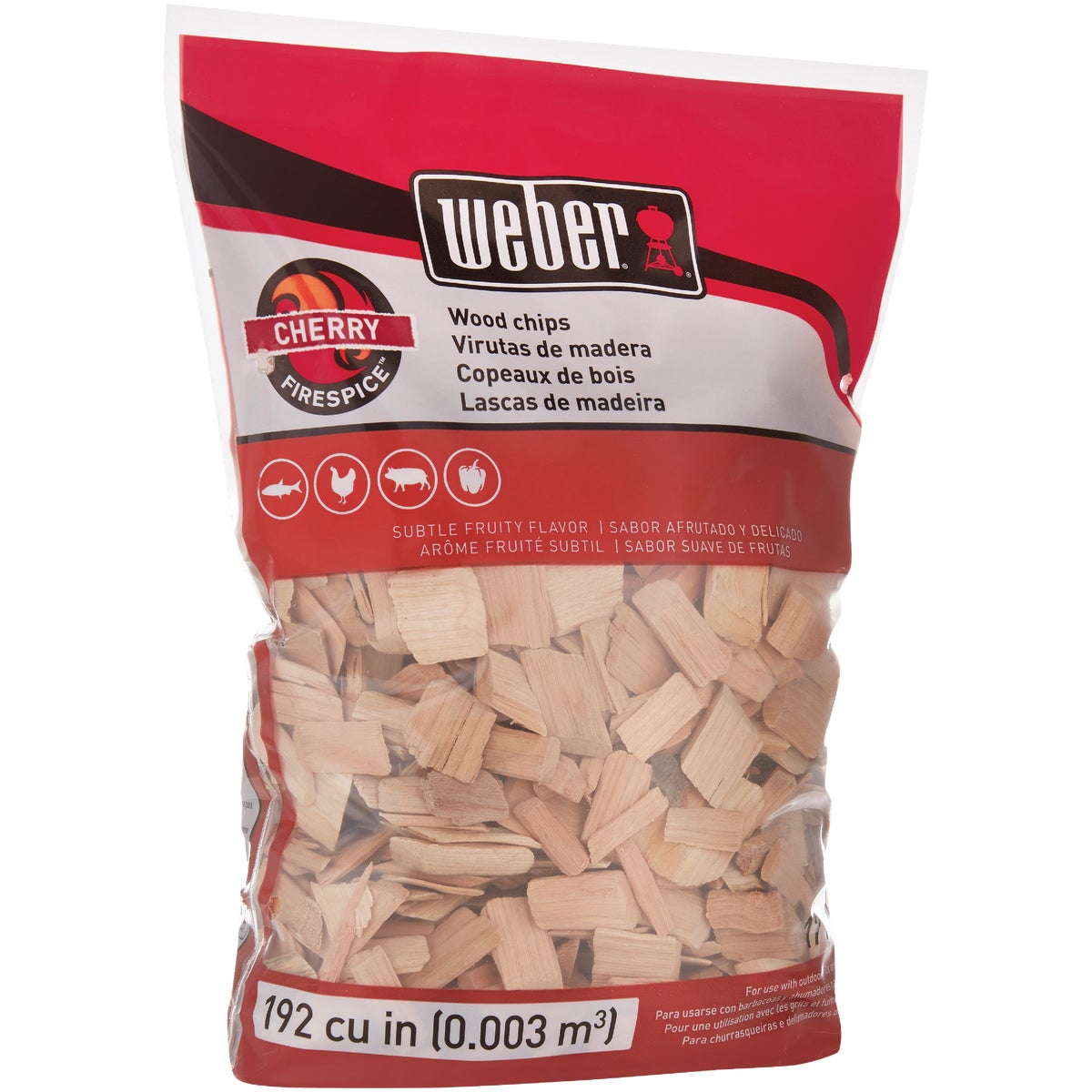 Weber FireSpice 192 Cu. In. Cherry Smoking Chips