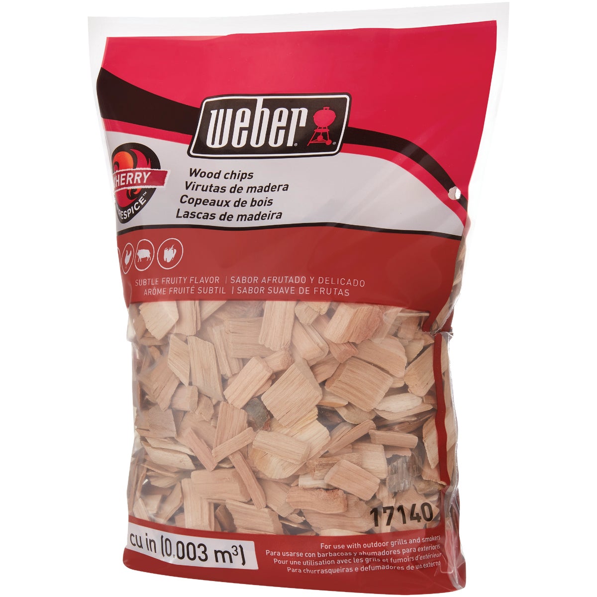 Weber FireSpice 192 Cu. In. Cherry Smoking Chips