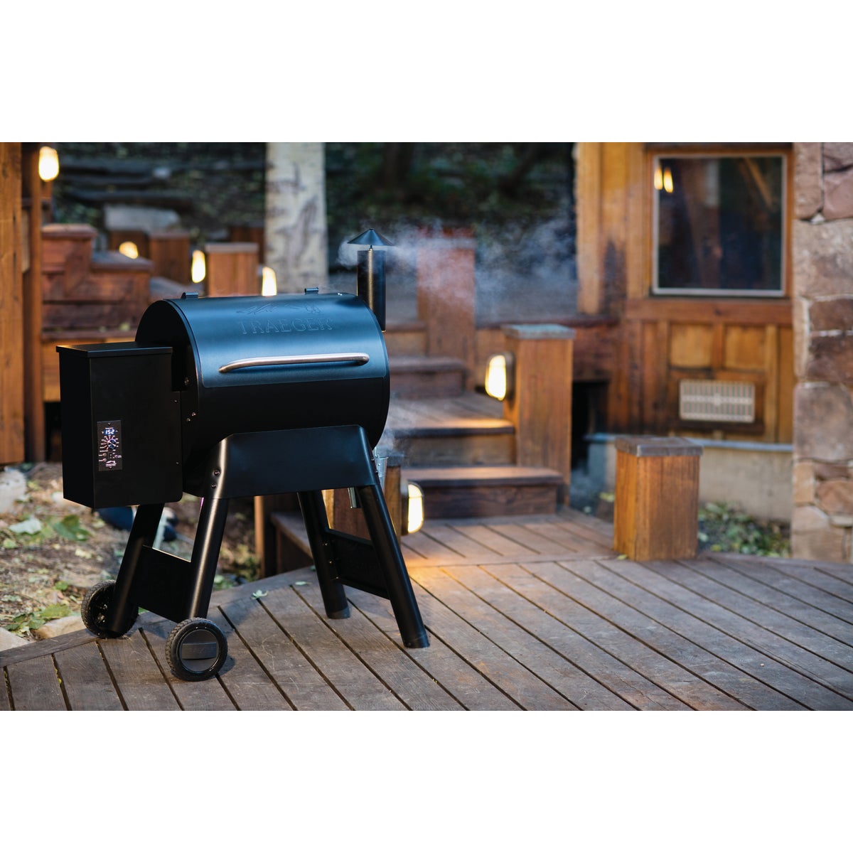 Traeger Pro Series 22 Blue 20,000-BTU 572 Sq. In. Wood Pellet Grill