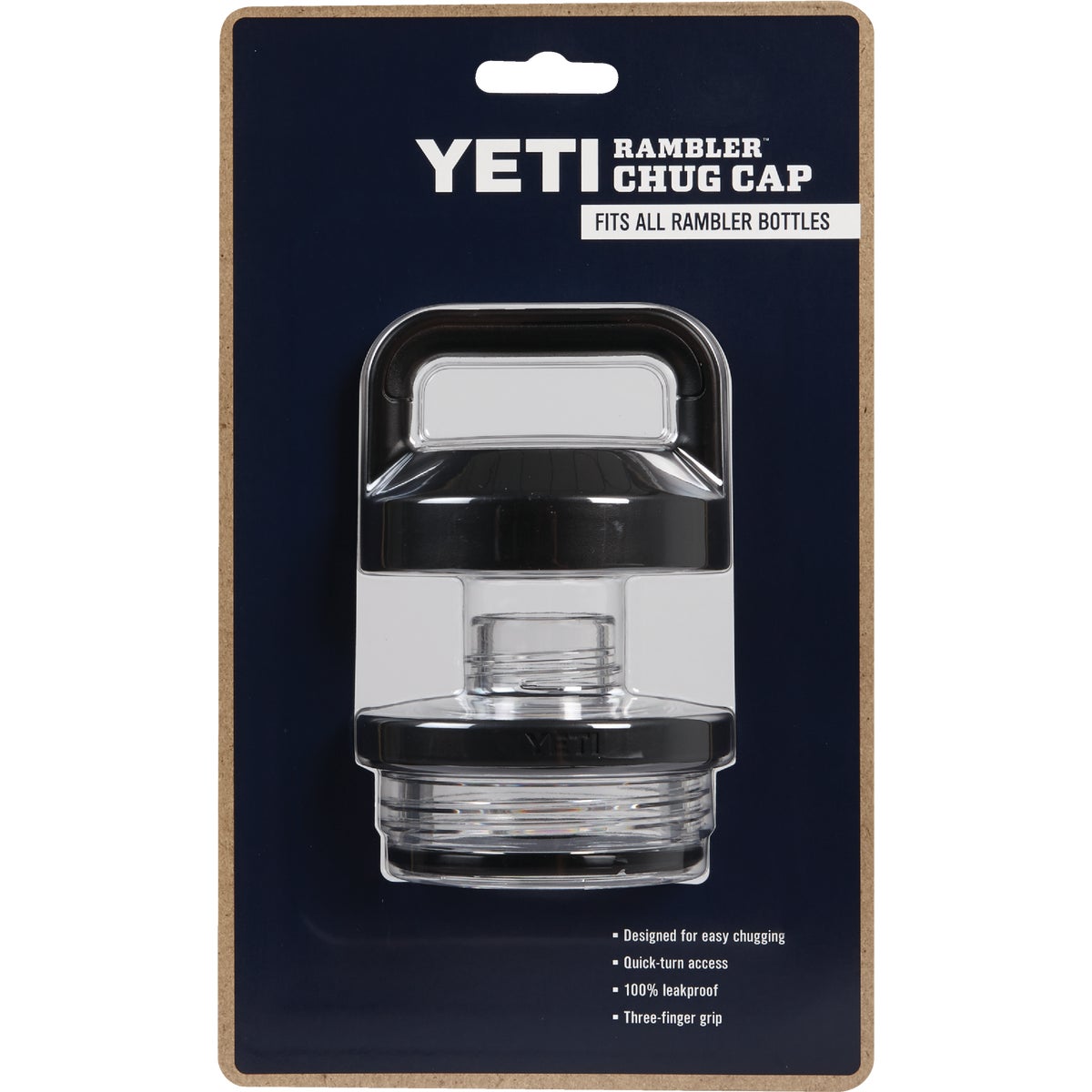 Yeti Rambler Bottle Black Plastic Chug Cap