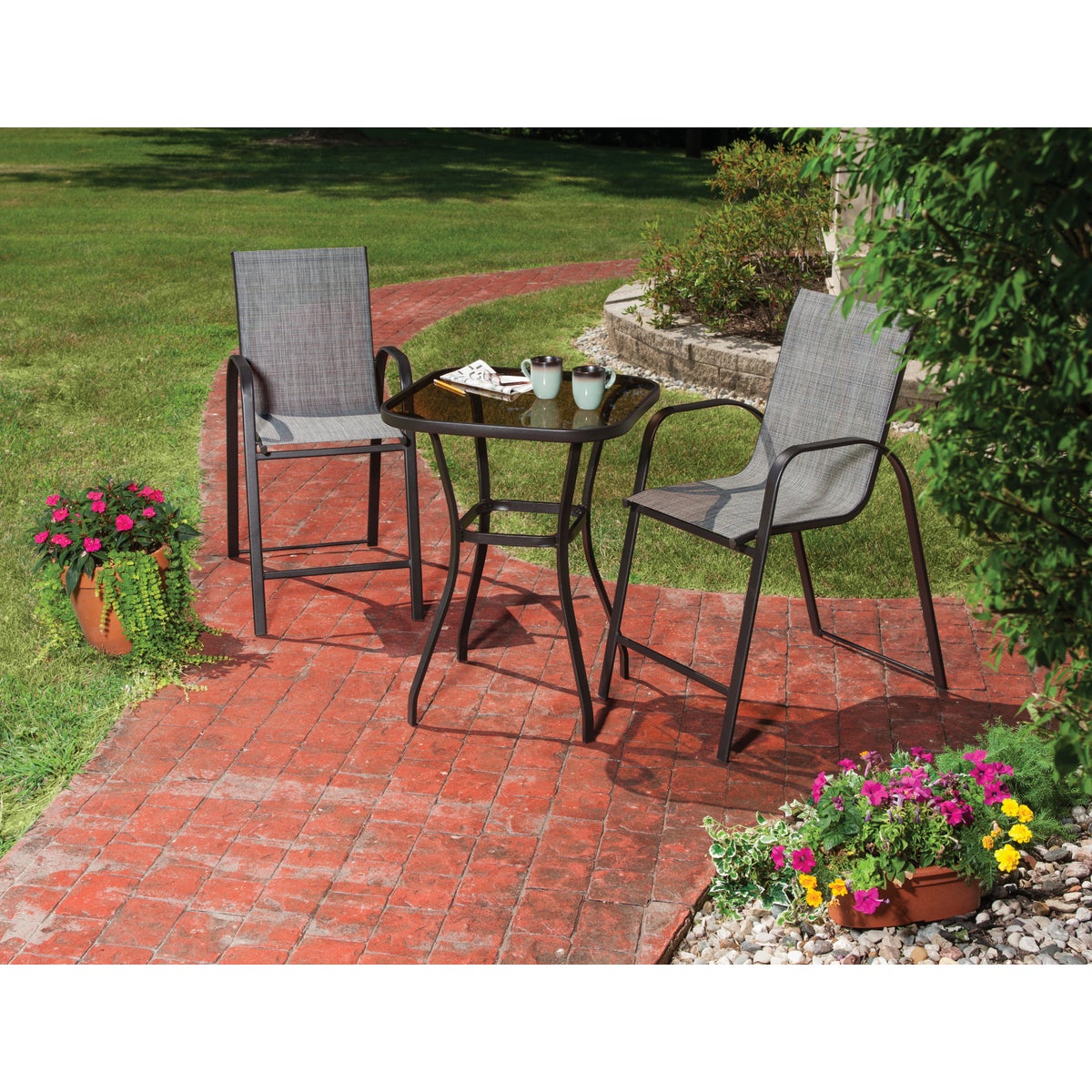 Outdoor Expressions Louis 3-Piece Bistro Set