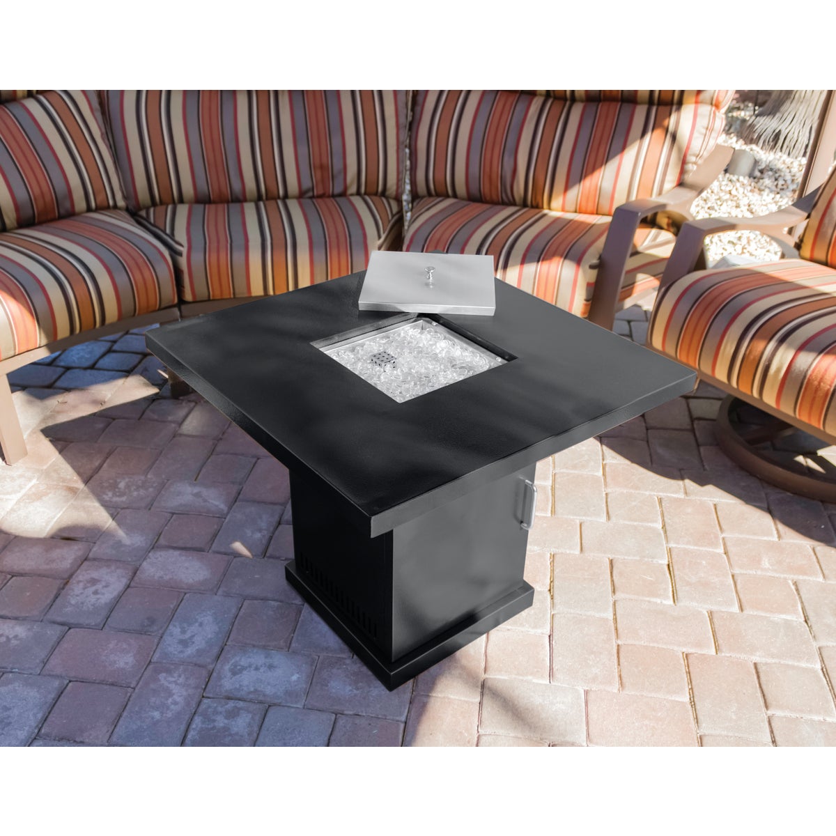 Hiland 30 In. Square Fire Pit