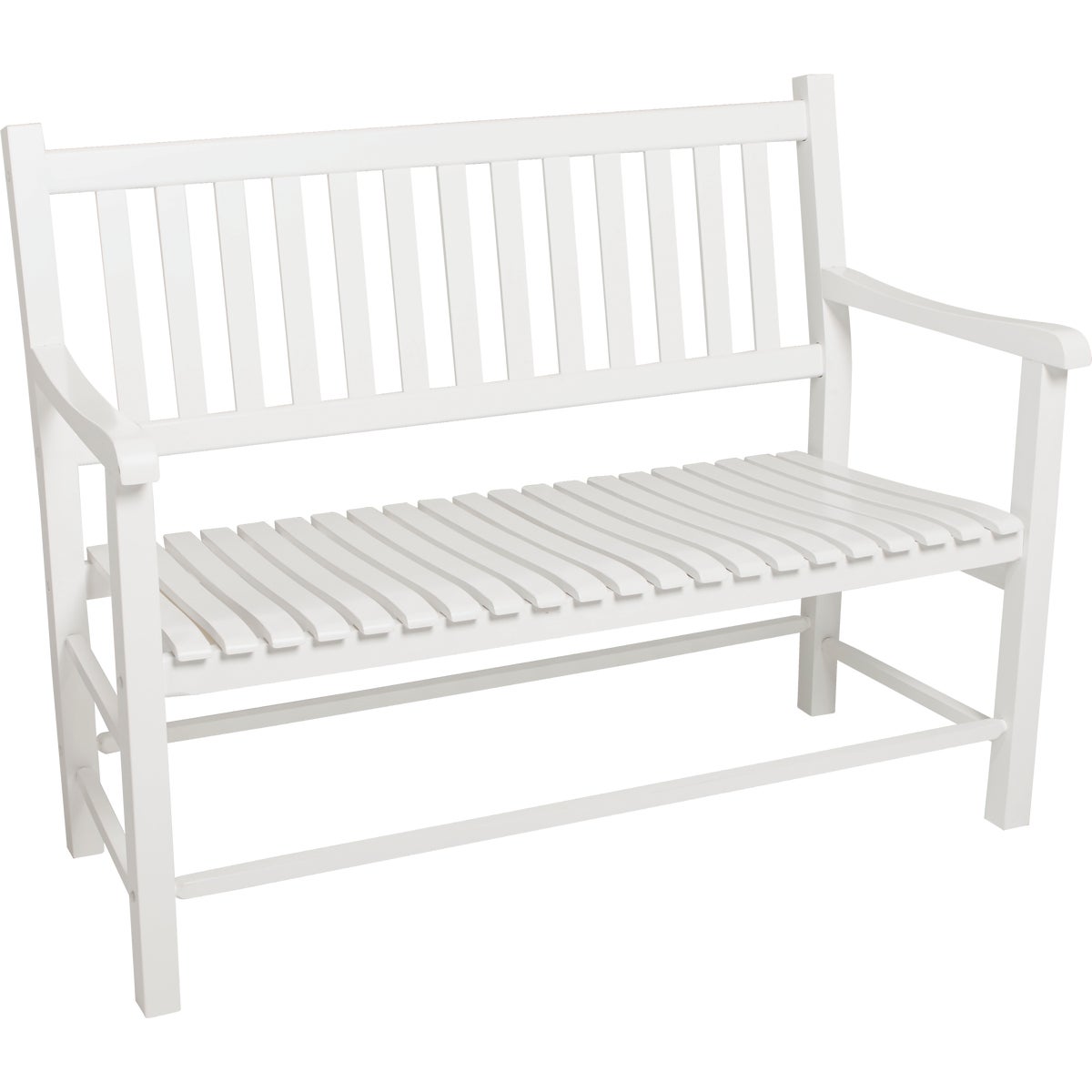 Jack Post Knollwood 47.5 In. L. White Wood Bench