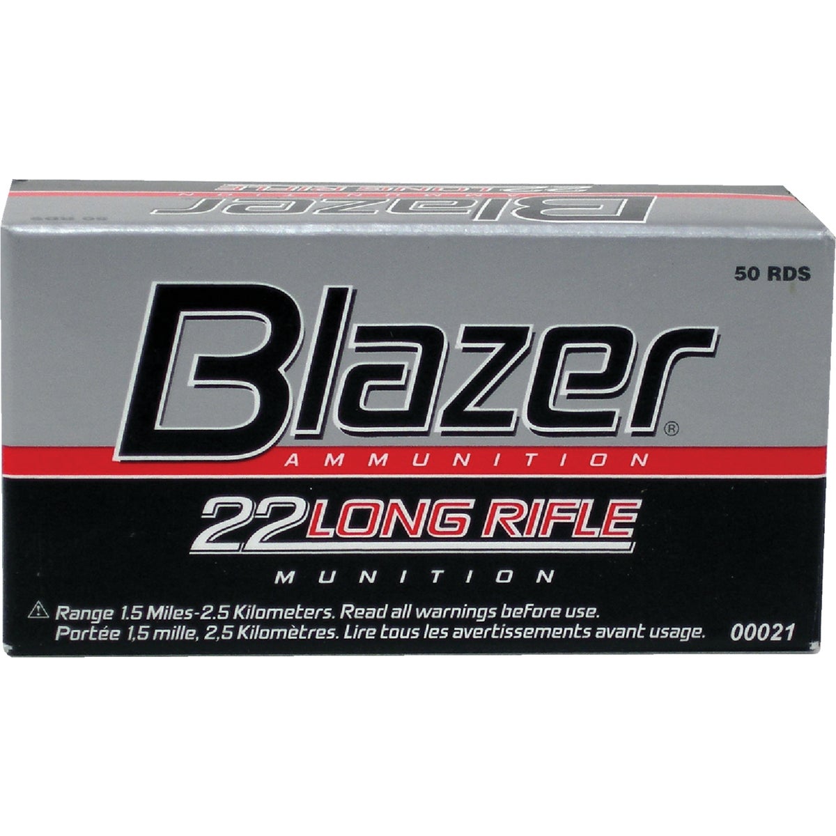 Blazer .22 LR 40 Grain Round Nose Rimfire Ammunition Cartridges