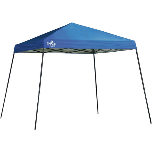 Quik Shade Shade Tech 10 Ft. X 10 Ft. Blue Aluminex Fabric Canopy