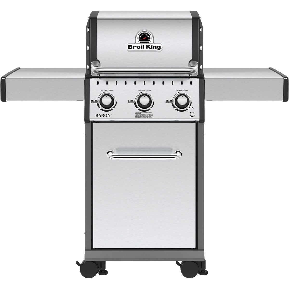 Broil King Baron S320 3-Burner Stainless Steel 30,000-BTU LP Gas Grill