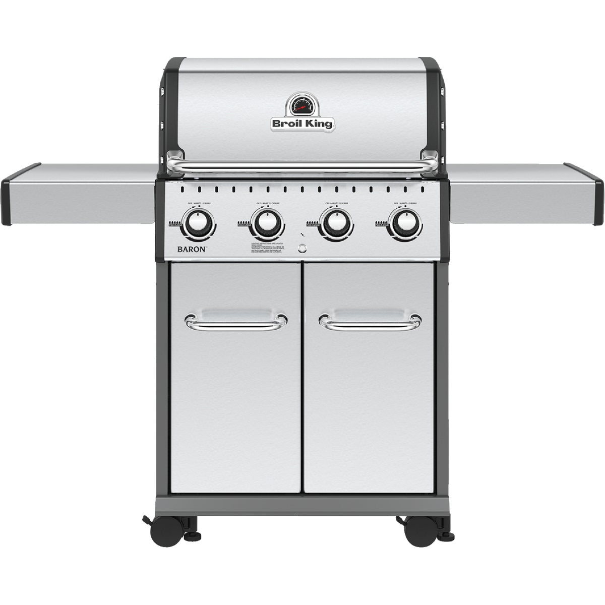 Broil King Baron S420 4-Burner Stainless Steel 40,000-BTU LP Gas Grill