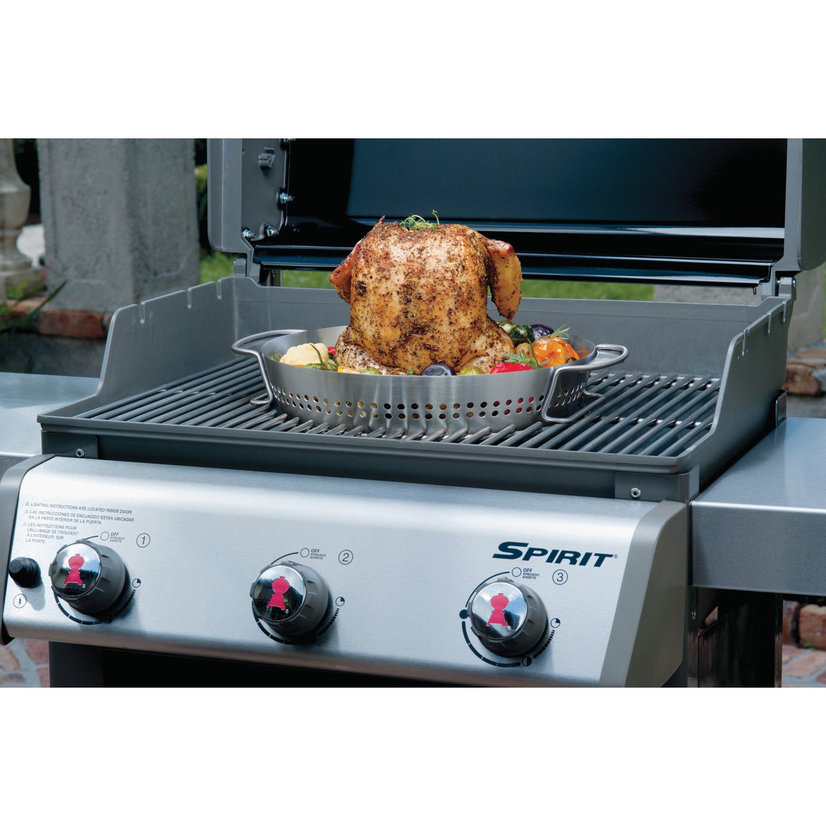 Weber Gourmet Barbeque System Stainless Steel Poultry Roaster