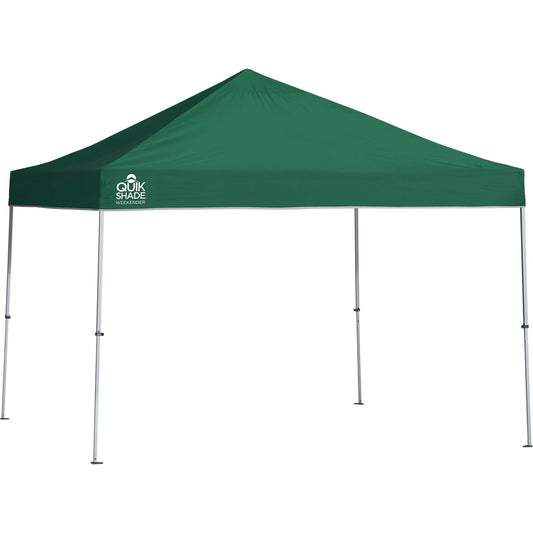 Quik Shade Weekender Elite 10 Ft. x 10 Ft. Green 150D Poly Top Aluminex Canopy