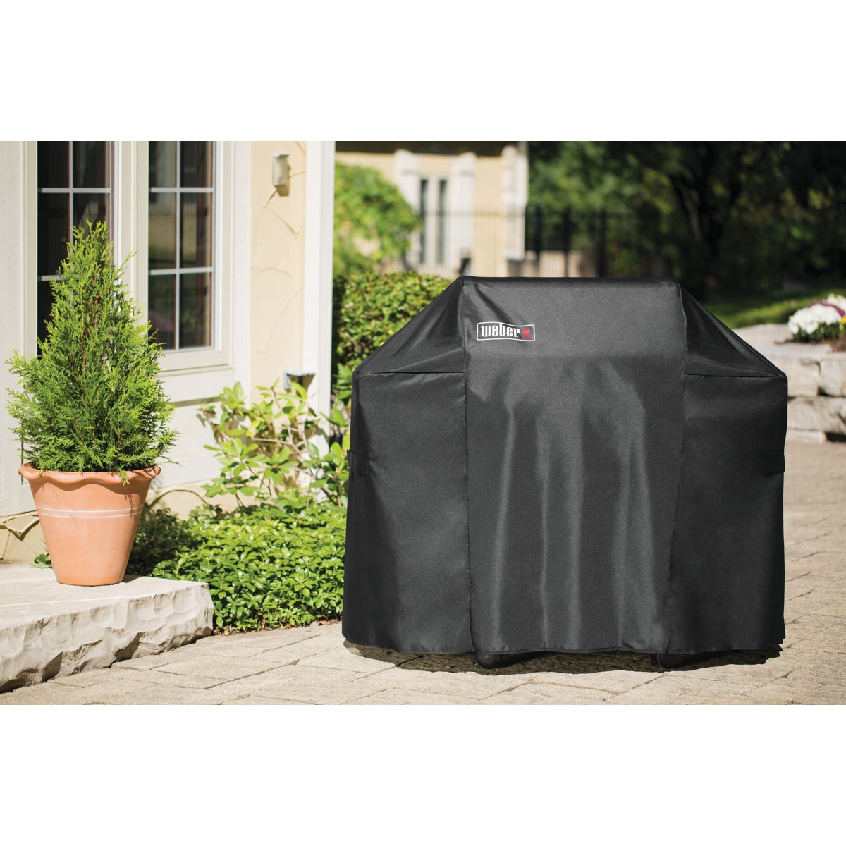 Weber Spirit 300S Premium 52 In. Black Polyester Grill Cover