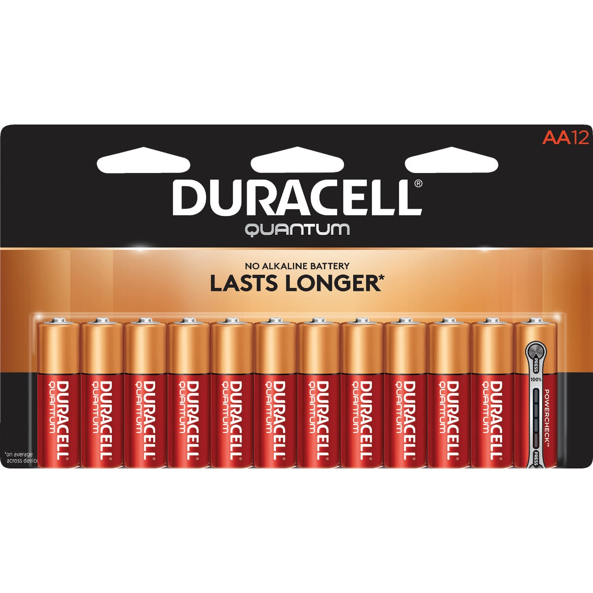 Duracell Quantum AA Alkaline Battery (12-Pack)