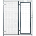 Tarter 5 Ft. W. x 6 Ft. H. Black Steel & Mesh Wire Outdoor Dog Kennel Gate
