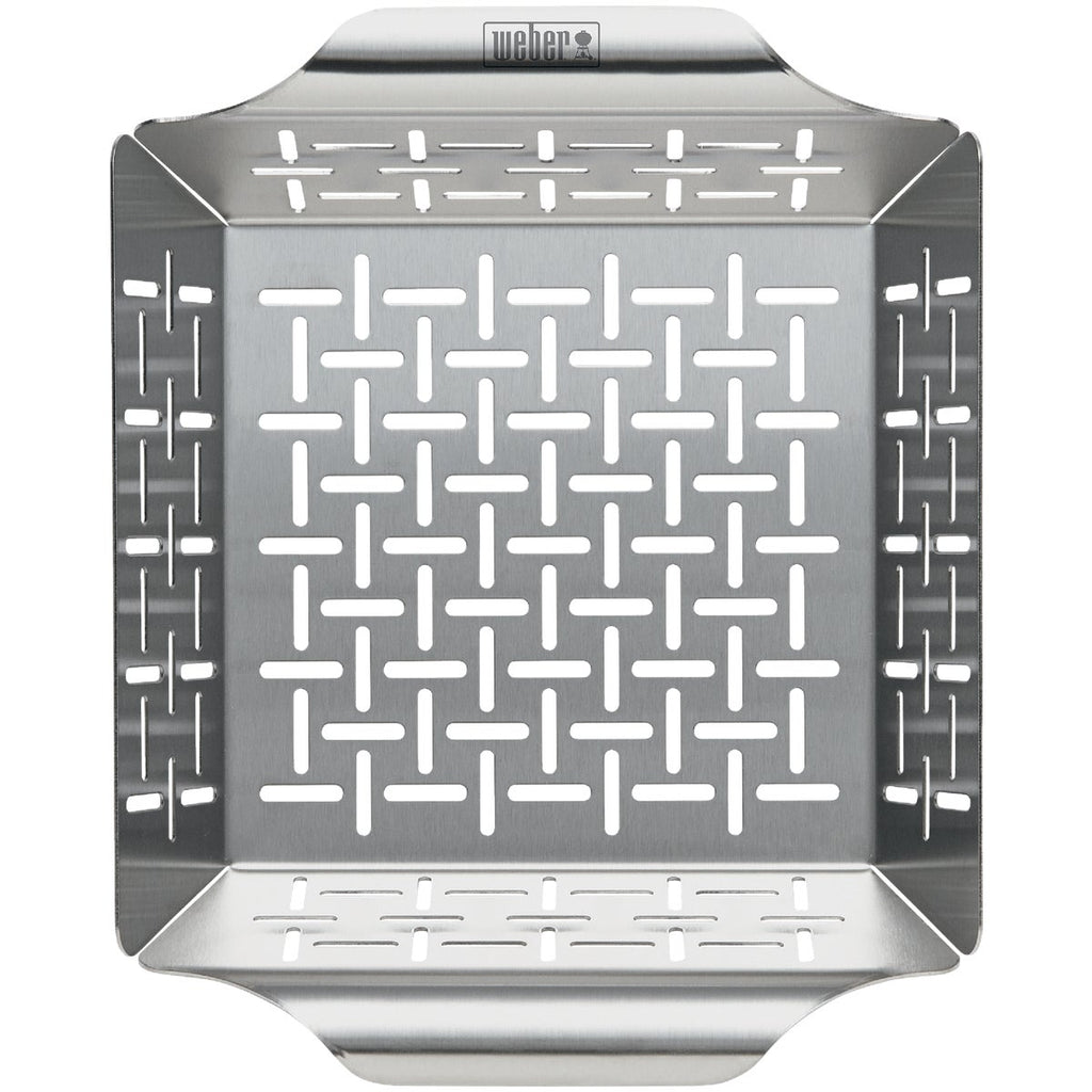 Weber Style 7.5 In. W. x 2.38 In. H. x 9.5 In. L. Stainless Steel Vegetable Basket
